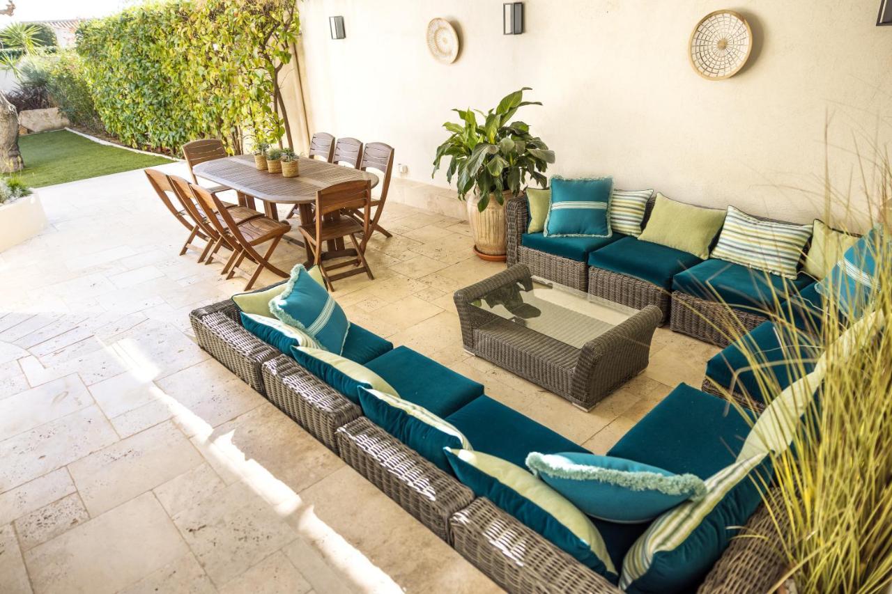 Villa Montfleuri, Vieille Ville A Pieds, Vue Mer, Piscine, 8 Pers Sainte-Maxime Kültér fotó