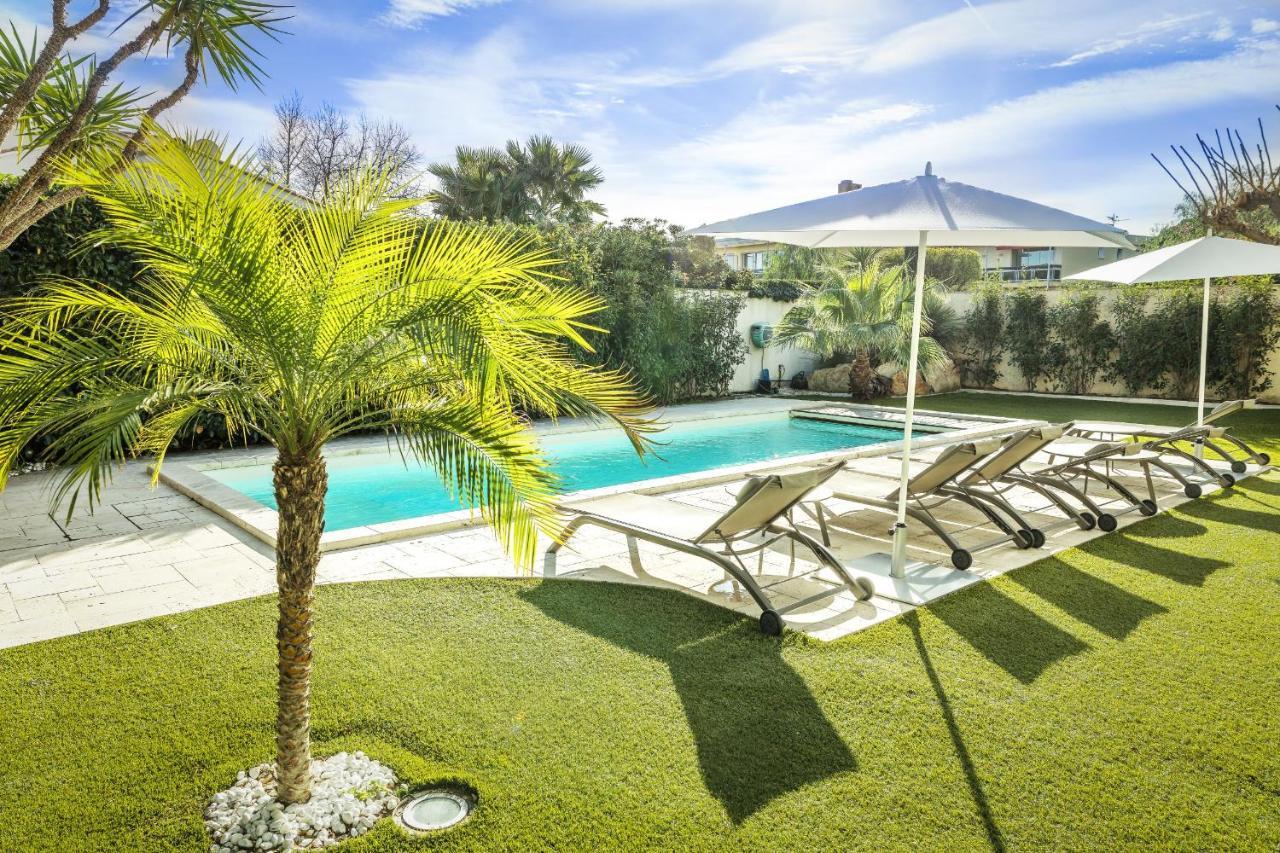 Villa Montfleuri, Vieille Ville A Pieds, Vue Mer, Piscine, 8 Pers Sainte-Maxime Kültér fotó